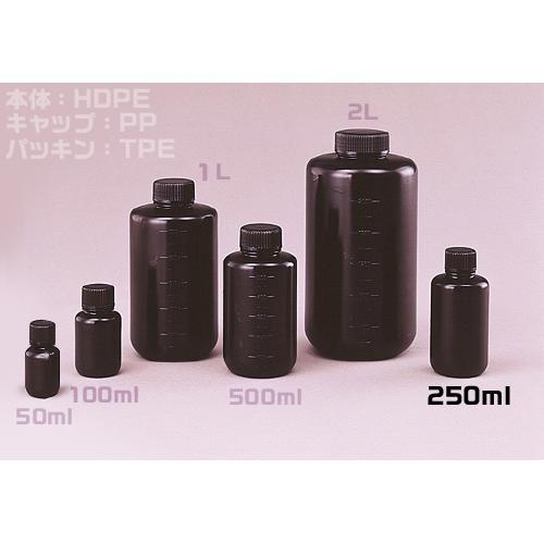 Jボトル丸型細口遮光250ml滅菌済 200本入