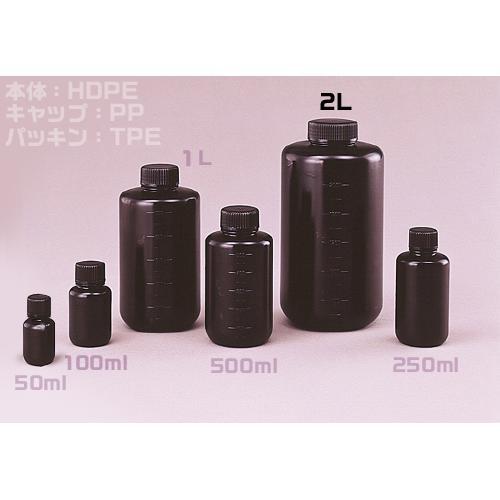 Jボトル丸型細口遮光2L 滅菌済 (36本入)