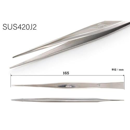 精密ピンセット SUS420J2 2セット