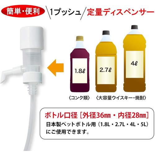 ワンプッシュ定量ディスペンサー一押くん10×6
