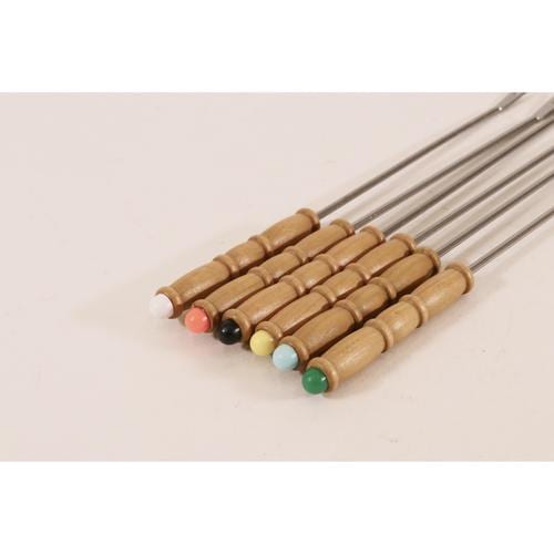 木柄フォンデュフォーク(バラ) 55セット