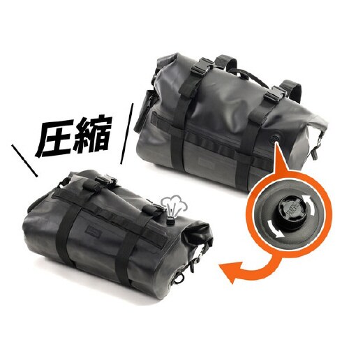 オートバイ用防水ツーリングバッグDBT640−BK