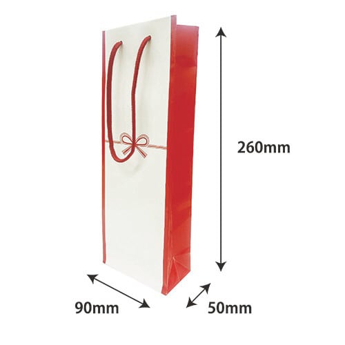 小物用ギフトバッグ 水引柄 1パック(10枚入)