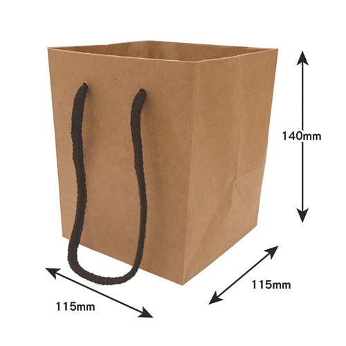 テイクアウト用クラフト紙袋S 1パック(10枚入)