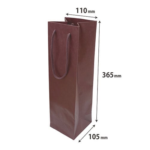 ワインバッグ 1本用 ボルドー 1パック(5枚入)