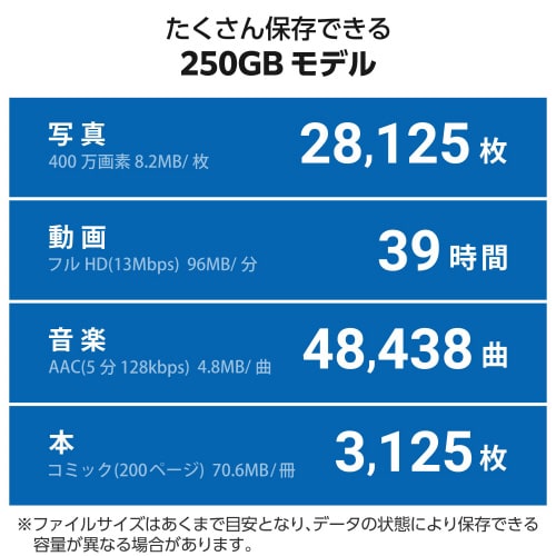 外付SSD 250GB 600MB/秒 ブラック