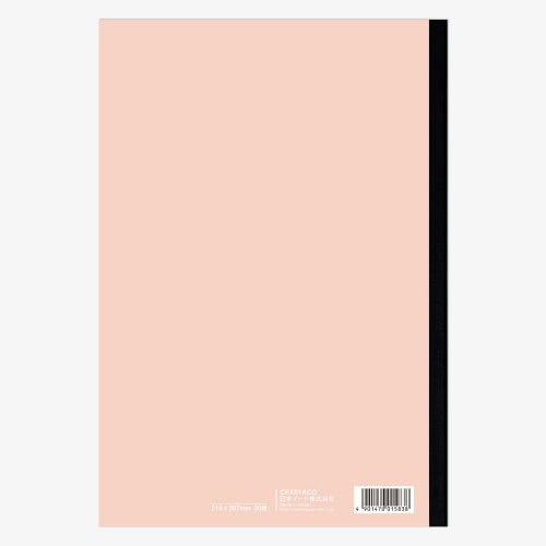 ノートクロスゾーンA4A罫コーラル30枚×10