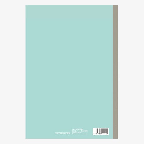 ノートクロスゾーンA4B罫ミント30枚×10