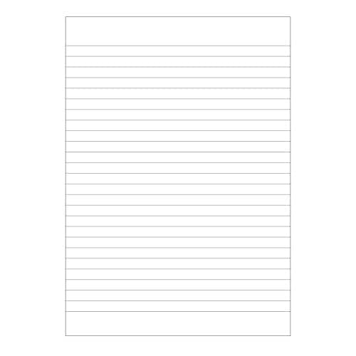 Wリングノート無地表紙A57mm罫×10