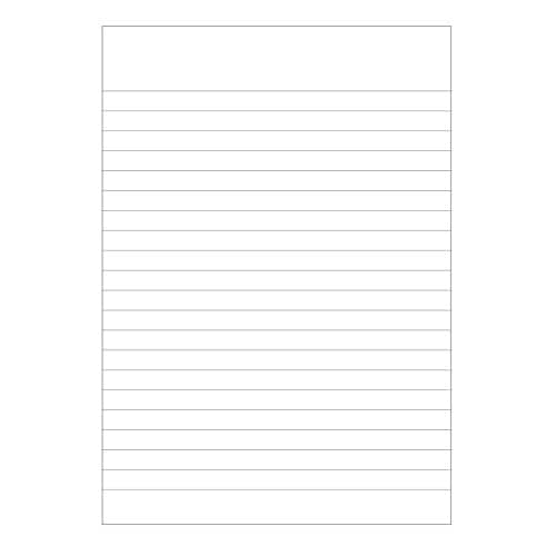Wリングノート無地表紙A6中罫6mm×10