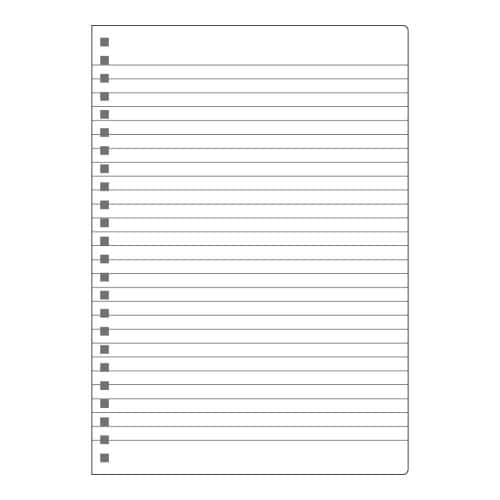 Wリングノート無地表紙A56.5mm罫×10