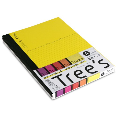 ノートTreesB5A罫30枚5冊束×24