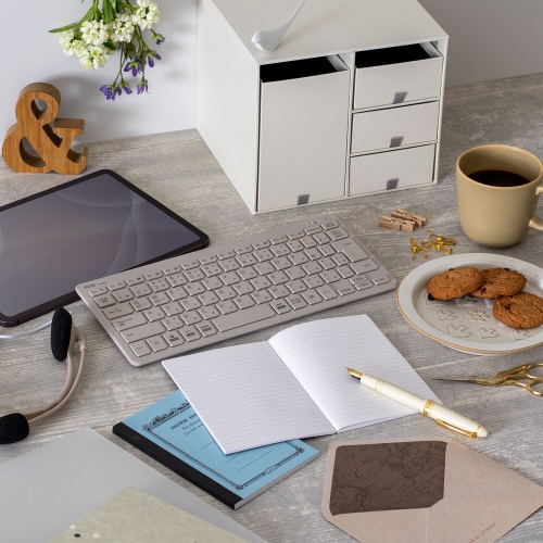 CDノートA6水6mm罫20行52枚×10