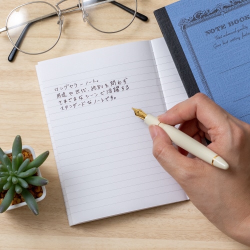 CDノートA6空6mm罫20行52枚×10