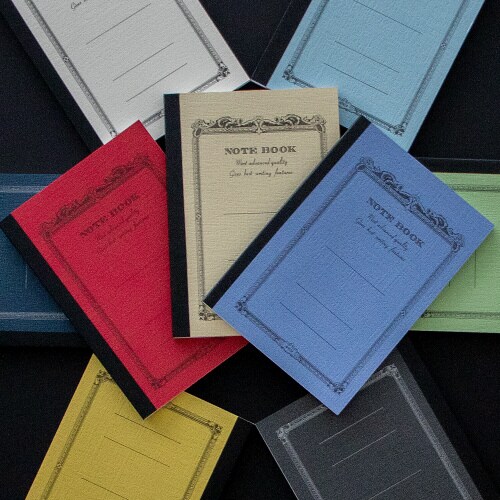 CDノートA6白6mm罫20行52枚×10