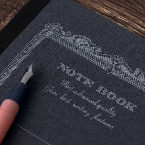 CDノートA5墨7mm罫25行28枚×10