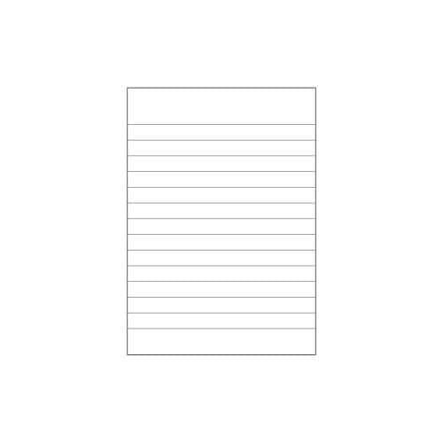 CDノートA7空6mm罫13行36枚×20