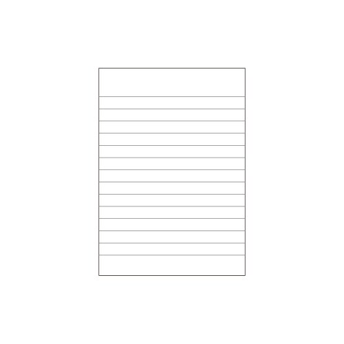 CDノートA7藍6mm罫13行36枚×20