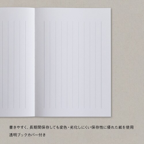 ノートアピカパーソナルA5縦罫80枚×3