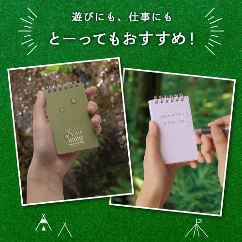 メモレインガードプラスB8天綴じ方眼×5