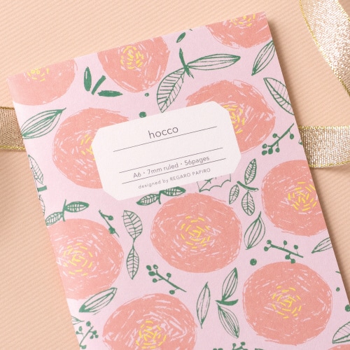 ノートhoccoA6丸花28枚×10