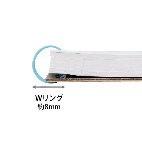 WリングメモマポッシュA760枚ブルー×10