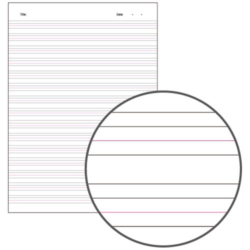 ノートカレッジノートB5英習15段30枚×10