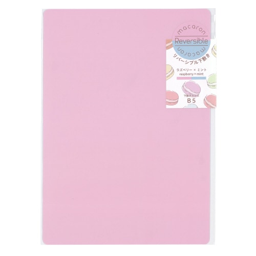 マカロンリバーシブルB5(ラズベリー×ミント)×5