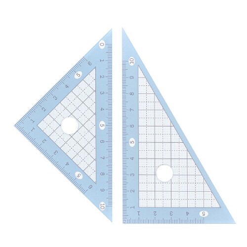 マカロンルーラー(三角定規)ミント×5