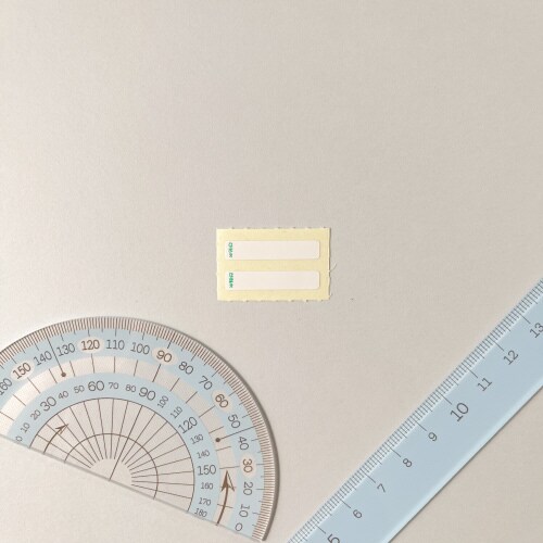 マカロンルーラー(分度器)ミント×5