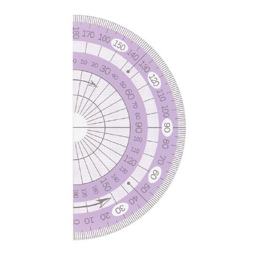 マカロンルーラー(分度器)カシス×5