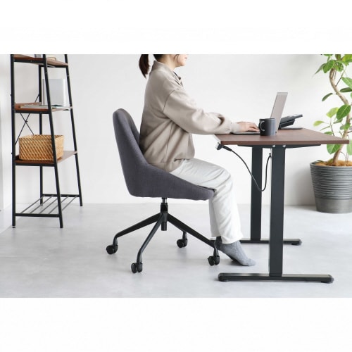 オフィスチェアパフ グレー