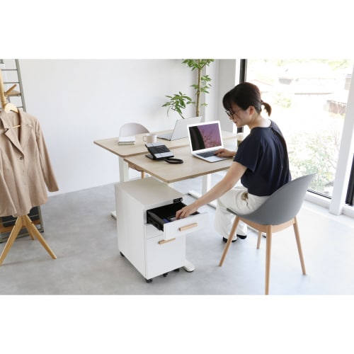 デスクワゴン ホワイト