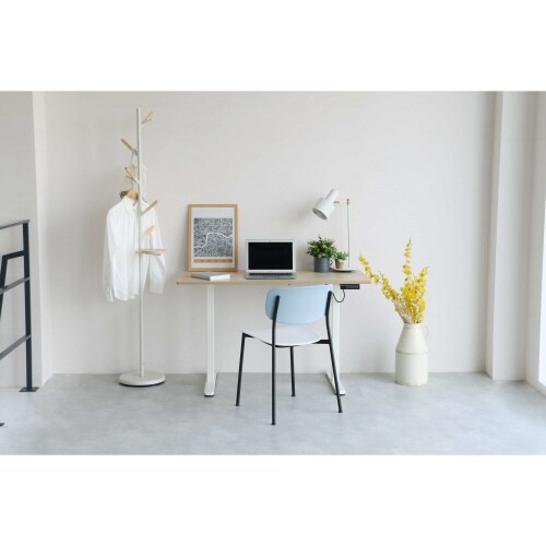 チェア 05ースチールー ライトグレー×ホワイト