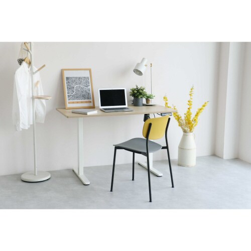 チェア 05ースチールー イエロー×グレー