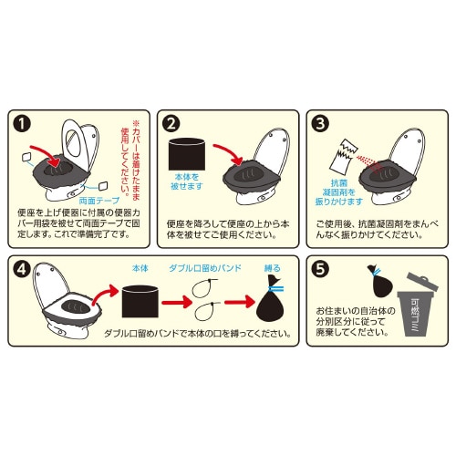 防災トイレ24時(50回分)