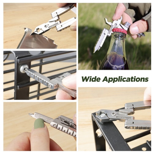 折畳みマルチツール 19−IN−1 ステンレス製