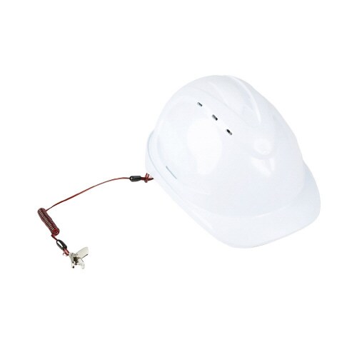 コイル状ハードハットストラップ 0.5kg