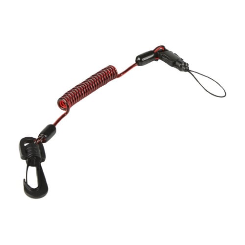 コイル状Eストラップ カラビナ付 0.5kg