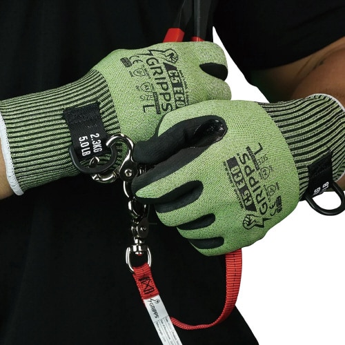 再生プラスティック製 作業グローブ XLサイズ