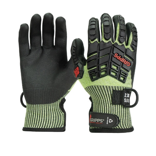 再生プラスティック製 耐衝撃作業グローブXLサイズ