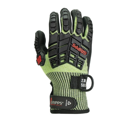 再生プラスティック製 耐衝撃作業グローブXLサイズ