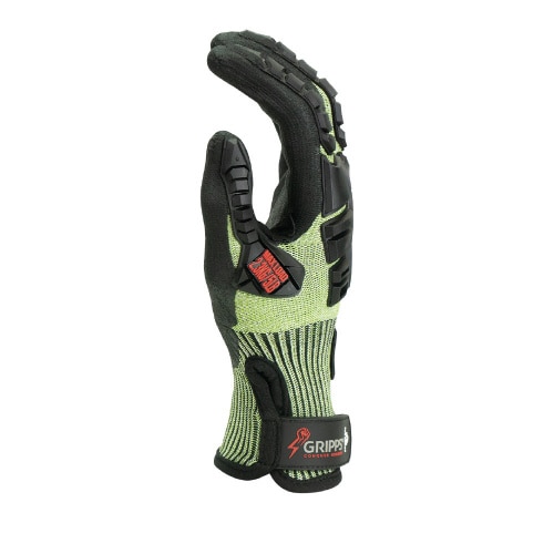 再生プラスティック製 耐衝撃作業グローブXLサイズ