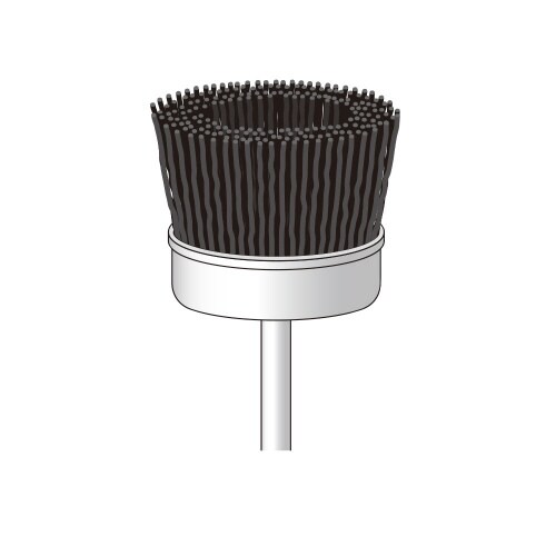 C砥粒入ナイロンブラシ カップ#240