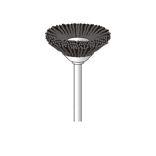 5本入 C砥粒入ナイロンブラシ ベベル#500