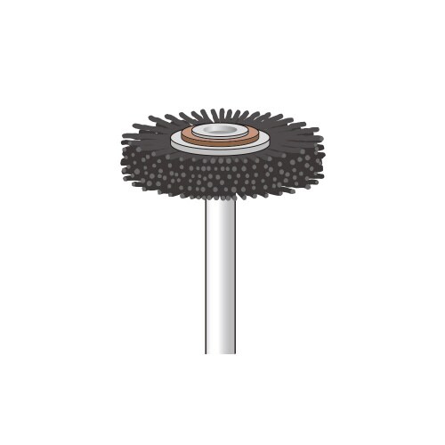 C砥粒入ナイロンブラシ 平型φ40#240