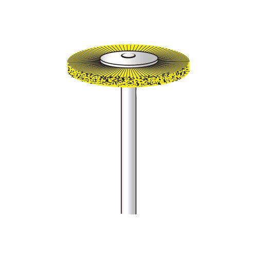 10本入 真鍮ブラシ/平型φ25