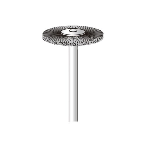 10本入 ブタ黒毛ブラシ/平型φ23X2