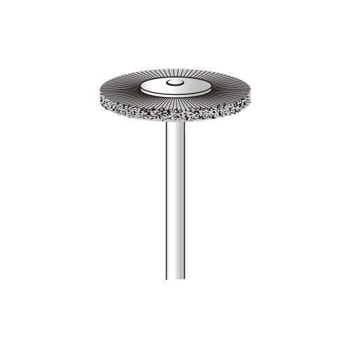 10本入 ブタ黒毛ブラシ/平型φ25