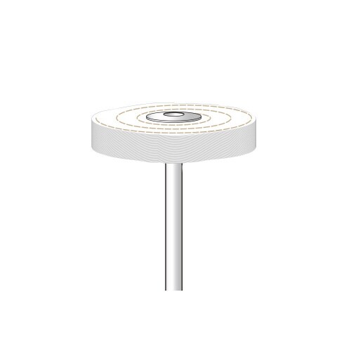 10本入 積層バフ/布(ウズ状)φ30X5